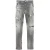 Dsquared2 Grijze Skater Jeans Verfdesign