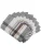 Aspero Vaatdoek ‘Toffee Stripe’  geel / grijs / bourgogne / wit
