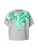 Essentiel Antwerp Sweatshirt ‘JOLIES’  turquoise / grijs / lichtgroen / wijnrood