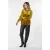 EsQualo Blouse Basic Velours Warm Olive
