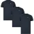3-pack Nike T-shirts met Ronde Hals en Geborduurd Swoosh-logo in Marineblauw