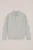 WE Fashion – Jongens fijngebreide polo – Regular fit – Lichtgrijs – Katoen –