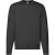 Fruit of the Loom Heren Premium Ingelegd Sweatshirt (Zwart)