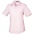 Premier Dames/Dames Popeline Blouse met Korte Mouwen (Roze)