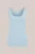 WE Fashion – Dames singlet van katoenmix – Regular fit – Pastelblauw – Katoen –