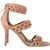 Alaïa 90 Laser-Cut Sandalen in Nude Suède