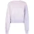 Gebroken wit paars wassweatshirt
