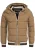 INDICODE JEANS Winterjas ‘Marlon’  brokaat / zwart / wit