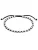 True Rebels Armband  zwart / zilver