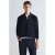 Mango Man gebreid vest met rafels – marine