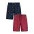 Mountain Warehouse Heren Aruba Zwemshort (Set van 2) (Bourgondië)