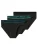 uncover by SCHIESSER Slip ‘Cotton’  aqua / petrol / zwart