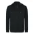 Cavalli Class Traditionele Stijl Luipaardontwerp Zwarte Hoodie Met Ritssluiting