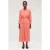ZENGGI Technosilk Gathered Dress Radiant Coral