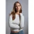 TRENDYOLMİLLA Dames Ecru Effen Lang Getailleerd T-shirts