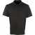 Premier Heren Coolchecker Pique korte mouw Polo T-Shirt (Zwart)