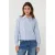 Esqualo gestreepte blouse blauw