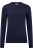 HAKRO Dames Trui donkerblauw, Effen