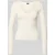 Gina Tricot Shirt met lange mouwen met V-hals en kant