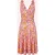 Topvintage Exclusive ~ Grecian Floral jurk in roze en multi