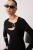 TRENDYOLMİLLA Dames Zwart Effen Lang Getailleerd Blouses