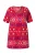 Ulla Popken Shirt  lila / rood / wit