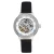 Keizerin Alice Automatisch MOP-horloge met skelet wijzerplaat en lederen band