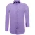 Luxe Blanco Mannen Satijn Overhemd – Slim Fit – 3073 – Paars