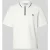 REVIEW regular fit poloshirt met ritssluiting en labelstitching