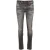Diesel Sleenker Stone Washed zwarte vervaagde denimjeans