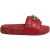 Dolce & Gabbana Rode Devotie Matelassé Leren Slides Schoenen