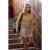 TRENDYOLMİLLA Dames Donkerblauw Gestreept Lang Regular fit T-shirts