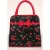 Cherries And Bows handtas in zwart