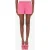 Moschino Allover Logo Fleece Shorts Fuchsia