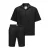 ONLY & SONS regular casual overhemd en short zwart