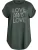 Zizzi Shirt ‘Malis’  donkergroen / wit