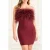 GUESS Marciano By  Evita Bandage Mini Dress Vino