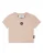 Cropped T-Shirt Strass Round Neck Ss
