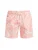 Blackspade Zwemshorts ‘ Long Leg Print  ‘  rosa / wit