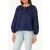 Scotch & Soda Long Sleeve Woven Top Maritime Blue