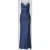 Mascara Slim fit avondjurk in glitterlook