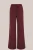 WE Fashion – Dames wide leg broek van linnenmix – Loose fit – Bordeauxrood – Livaeco™ Viscose –