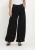 Haute L'Amitié Wijde Broek Dames Denim Harem Tall Pant Black,