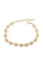 faina Armband  rose-goud / transparant