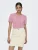 Only Onlsaga Life Ss O-neck Cc Knt Trui Korte Mouw Romance Rose