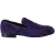 Dolce & Gabbana Dames Paarse Schapenbont Leren Instappers
