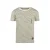 Koko Noko gestreepte T-shirt olijfgroen fijn gebreid