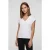 Scotch & Soda Slub V-neck T-shirt White