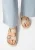Wittchen Dames leren muiltjes met metalen details beige en goud beige en goud