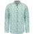 No Excess Shirt Allover Printed With Linen Aqua